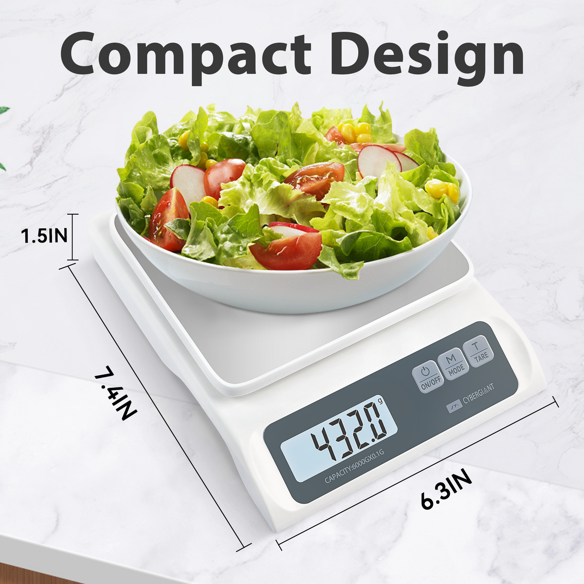 CYBERGIANT Digital Kitchen Food Scale