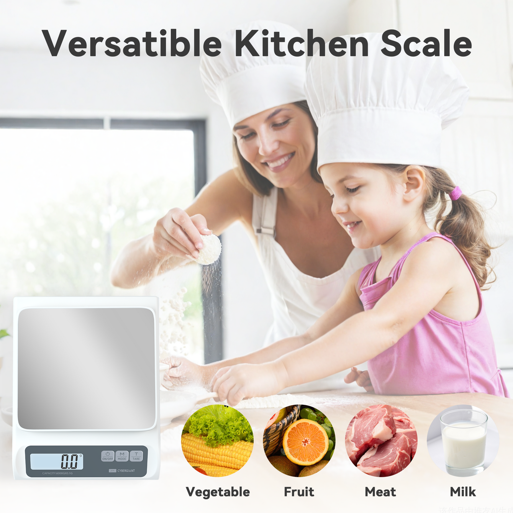 CYBERGIANT Digital Kitchen Food Scale