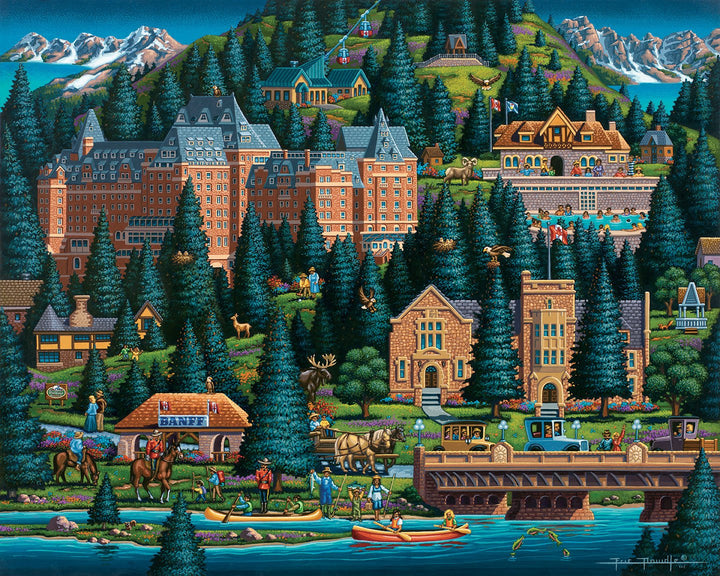 Dowdle Jigsaw Puzzle - Banff - 500 Piece