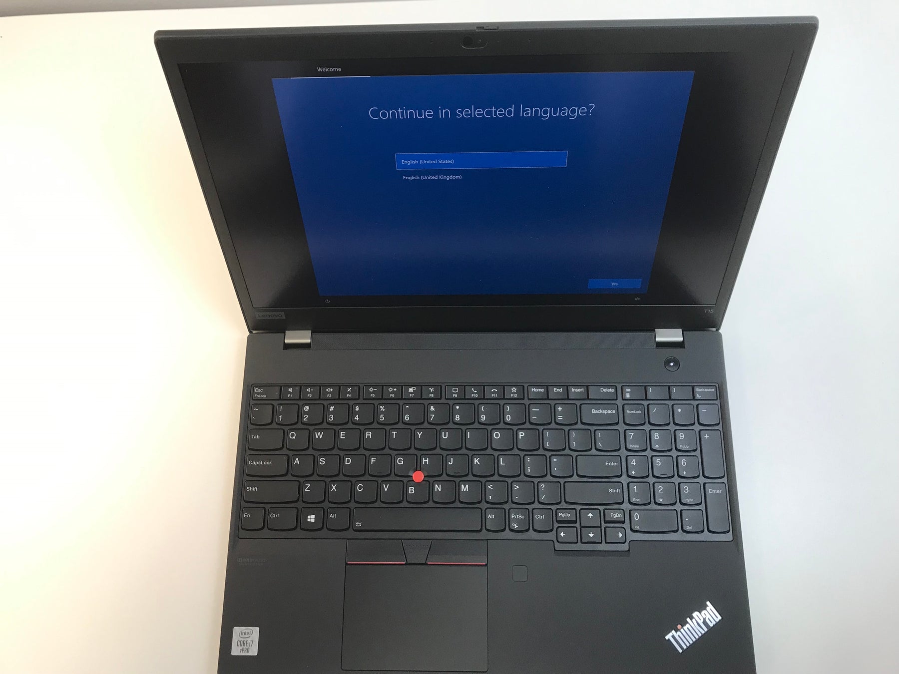 Lenovo ThinkPad T15 Gen 1 20S6003YUS 15.6" 4K Notebook - i7 - 24GB RAM - 1TB SSD