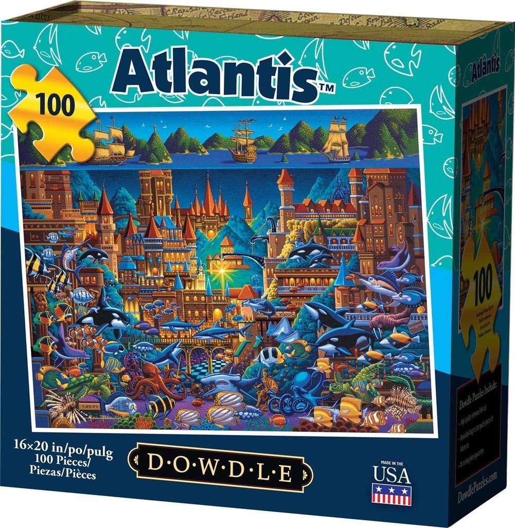 Dowdle Jigsaw Puzzle - Atlantis - 100 Piece