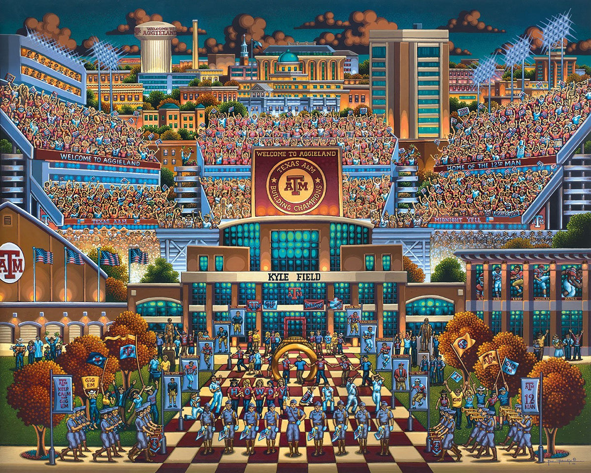 Dowdle Jigsaw Puzzle - Texas A&M Aggies - 500 Piece