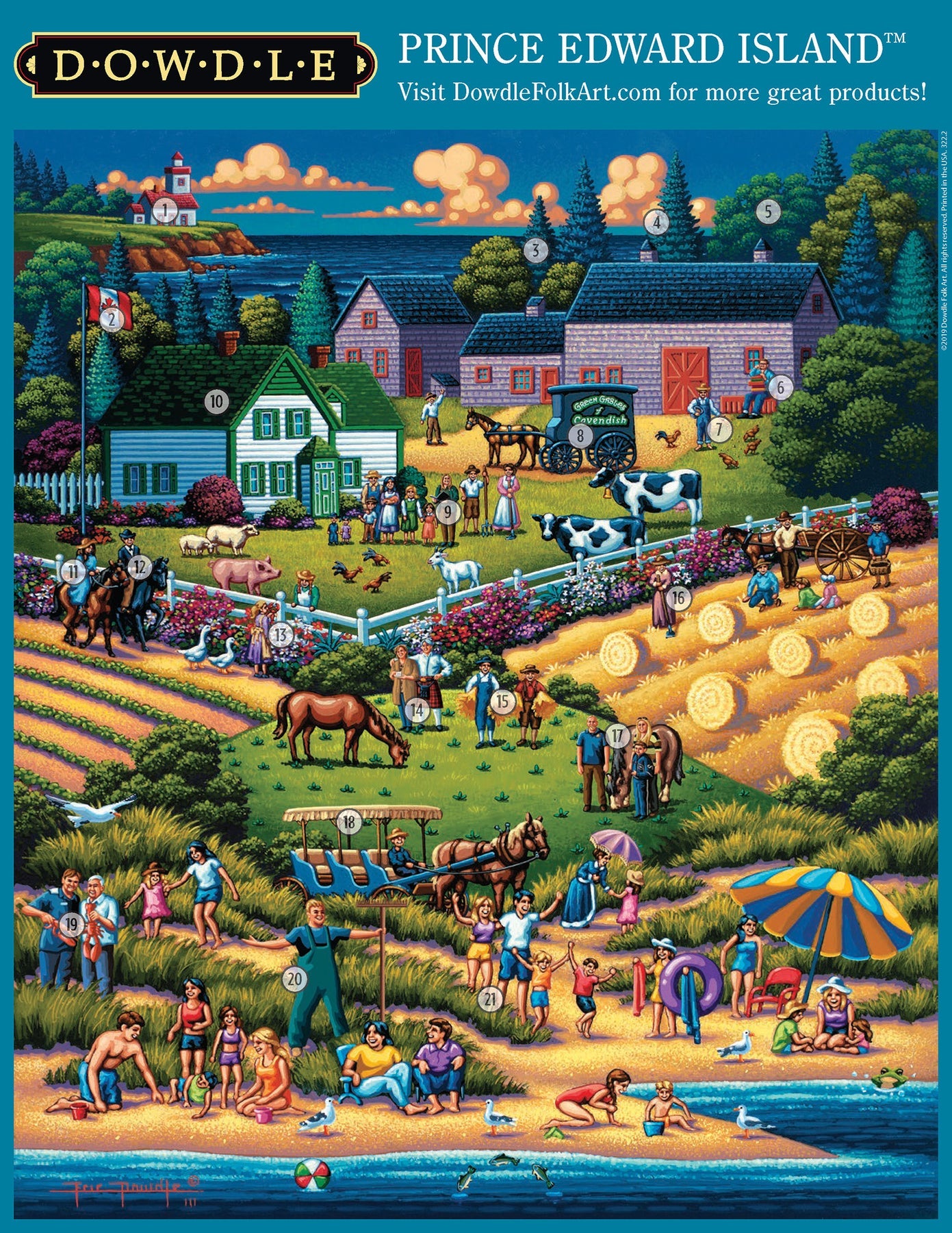 Dowdle Jigsaw Puzzle - Prince Edward Island - 1000 Piece