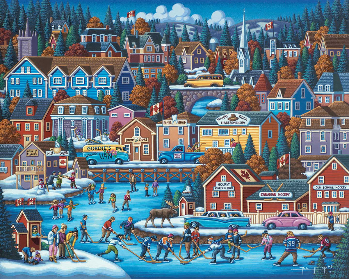 Dowdle Jigsaw Puzzle - Canadian Hockey - 100 Piece