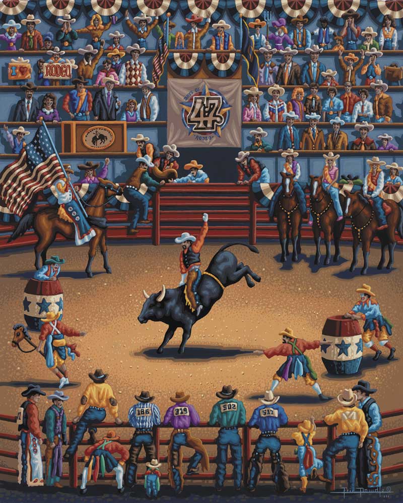 Dowdle Jigsaw Puzzle - Rodeo Days - 100 Piece