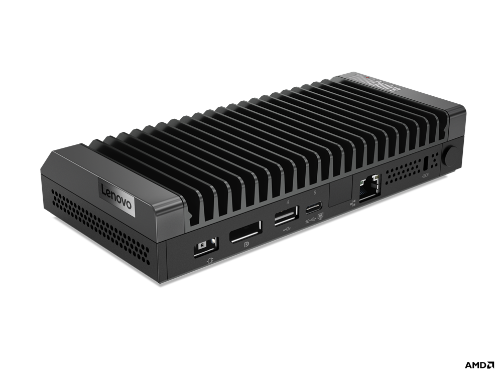 Lenovo ThinkCentre M75n Nano IOT Desktop - AMD, 4 GB RAM, 128 GB SSD - 11BW0009US