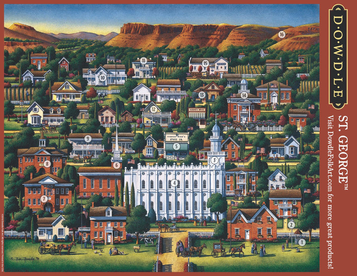 Dowdle Jigsaw Puzzle - St. George - 500 Piece
