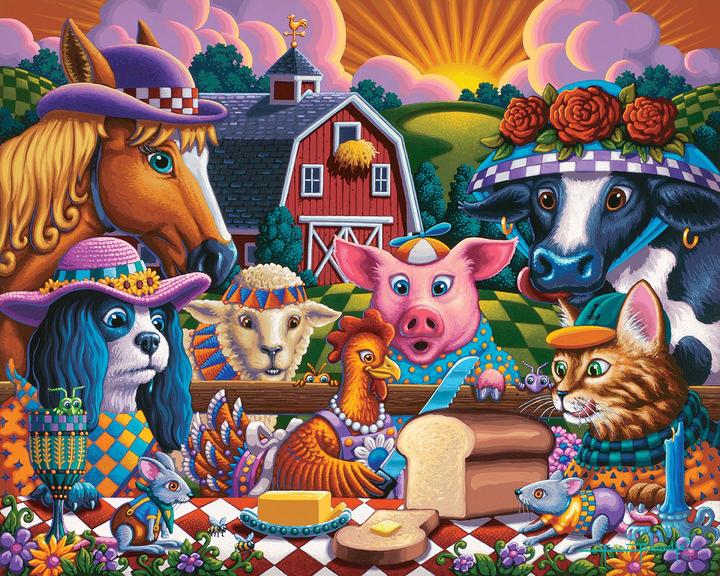 Dowdle Jigsaw Puzzle - Little Red Hen - 500 Piece