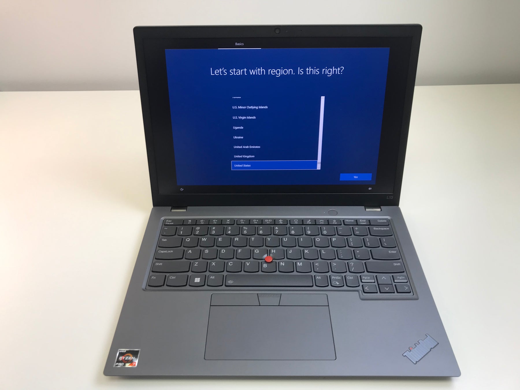 Lenovo ThinkPad L13 G3 13.3" Notebook - R7, 16GB RAM, 256GB SSD - 21B90010US