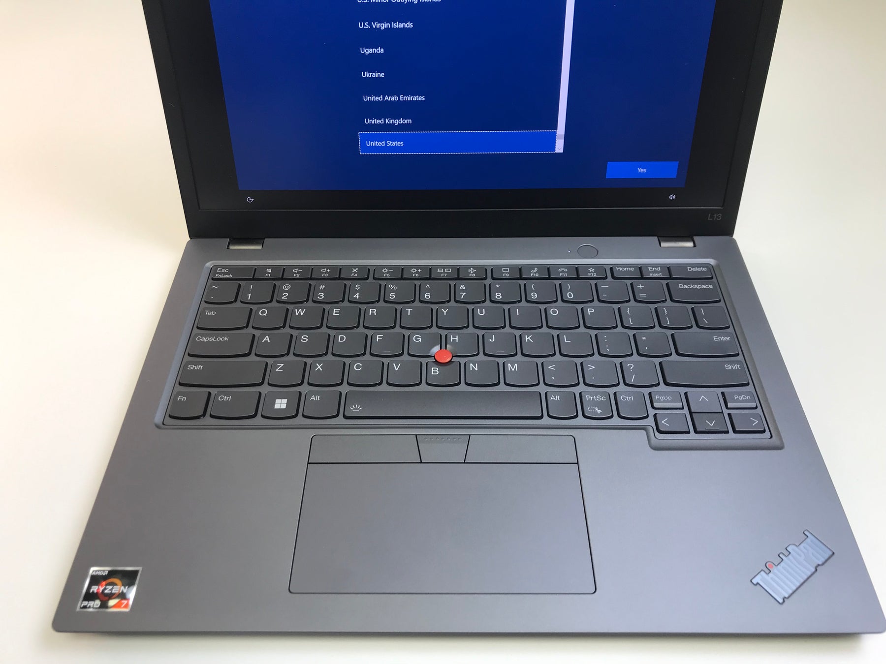 Lenovo ThinkPad L13 G3 13.3" Notebook - R7, 16GB RAM, 256GB SSD - 21B90010US