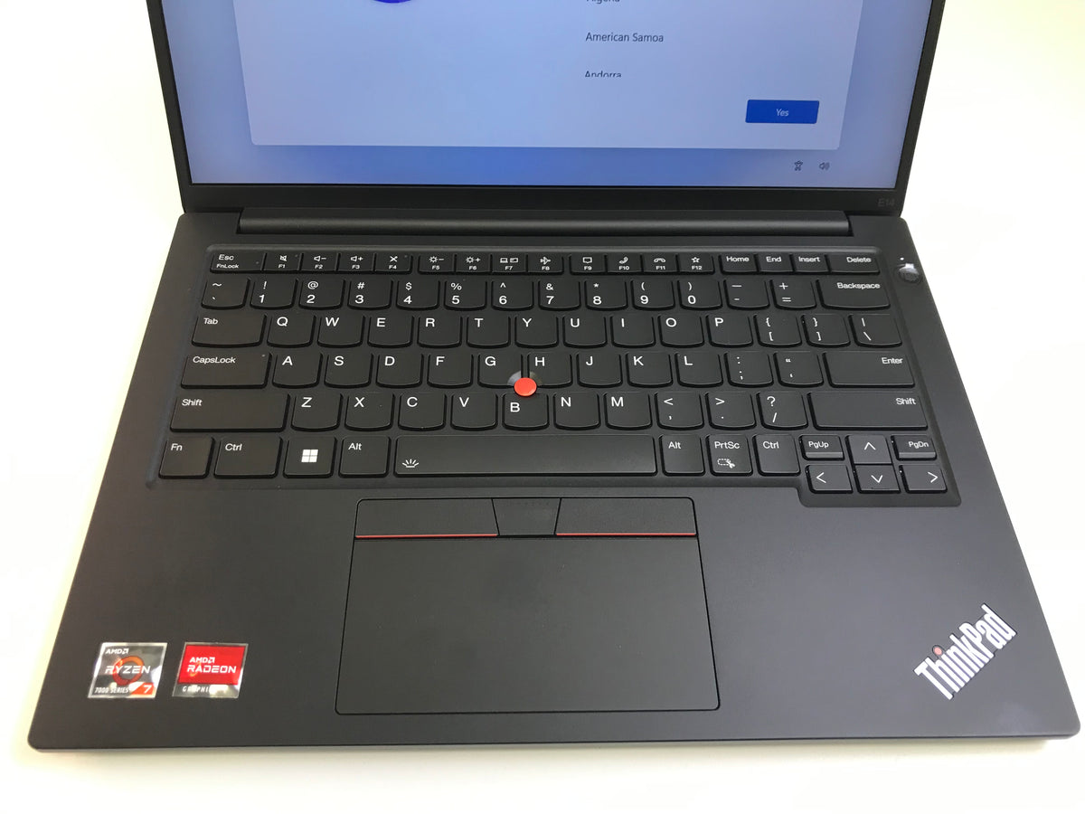 Lenovo ThinkPad E14 G5 AMD 14" Notebook - R7, 16GB RAM, 512 GB SSD - 21JR0018US