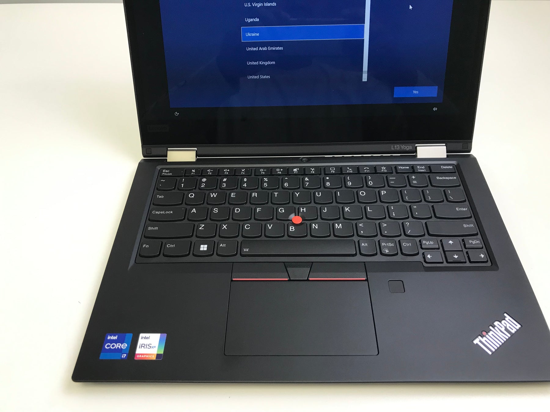 Lenovo ThinkPad L13 Yoga G2 20VK0019US 13.3" Notebook - i7, 16GB RAM,512GB SSD