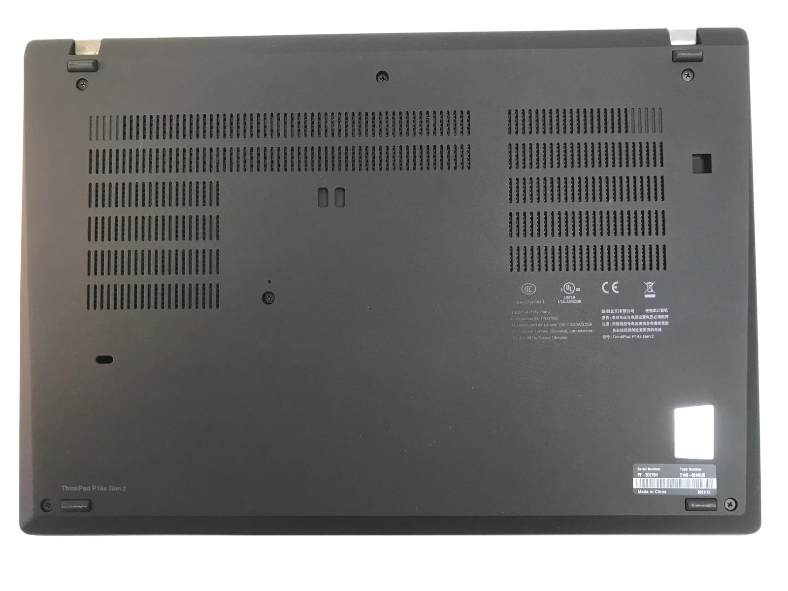 Lenovo ThinkPad P14s G2 21A0001MUS - AMD R5 Pro,16GB RAM, 256GB SSD