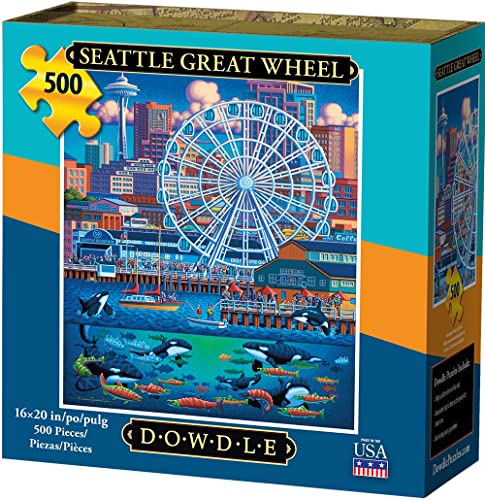 Dowdle Jigsaw Puzzle - Seattle Great Wheel - 500 Piece