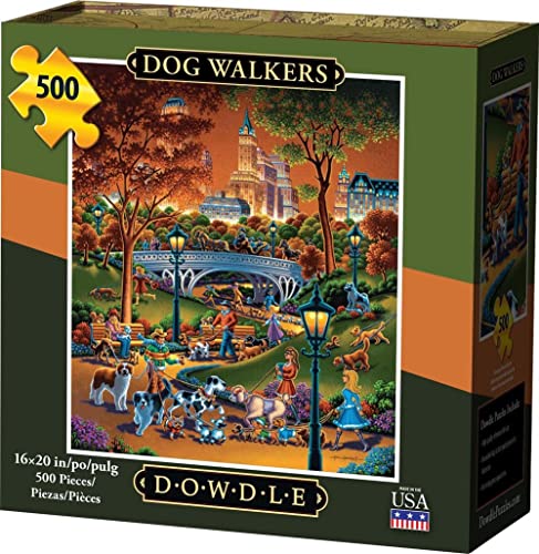 Dowdle Jigsaw Puzzle - Dog Walkers - 500 Piece