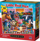 Dowdle Jigsaw Puzzle - Little Red Hen - 100 Piece