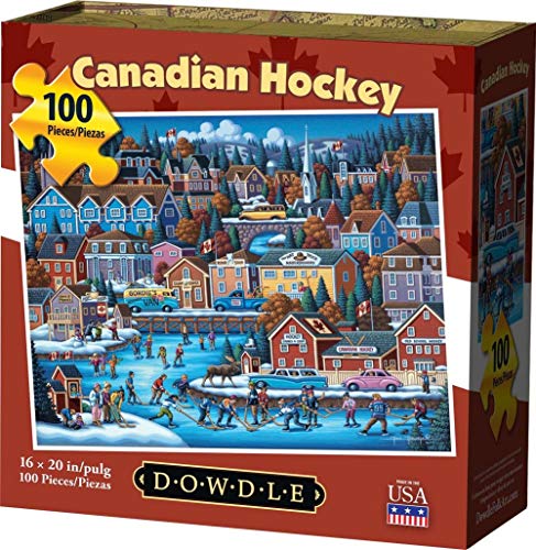 Dowdle Jigsaw Puzzle - Canadian Hockey - 100 Piece