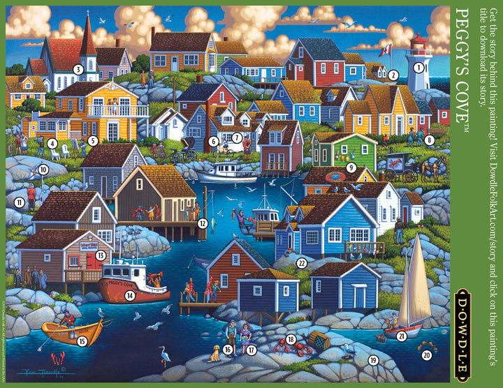 Dowdle Jigsaw Puzzle - Peggy's Cove - 1000 Piece
