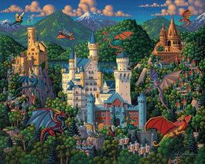 Dowdle Jigsaw Puzzle - Imaginary Dragons - 100 Piece