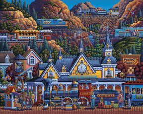 Dowdle Jigsaw Puzzle - Train Station - 1000 Piece