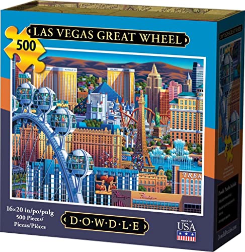 Dowdle Jigsaw Puzzle - Las Vegas Great Wheel - 500 Piece