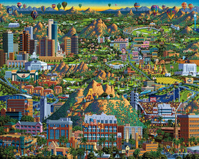 Dowdle Jigsaw Puzzle - Valley of The Sun - 1000 Piece