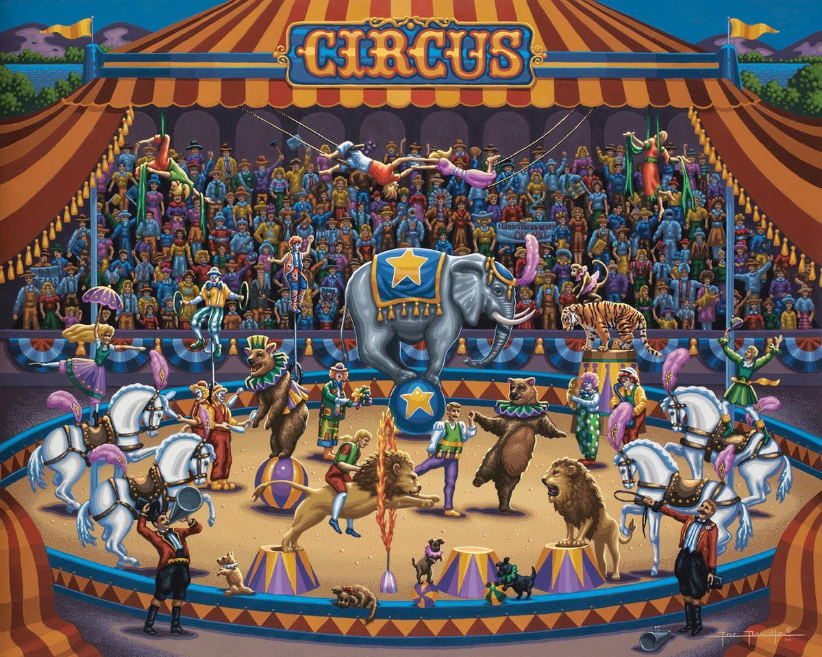 Dowdle Jigsaw Puzzle - Circus Stars - 100 Piece