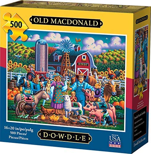 Dowdle Jigsaw Puzzle - Old Macdonald - 500 Piece