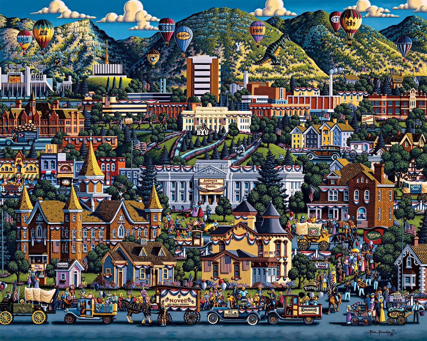 Dowdle Jigsaw Puzzle - Provo - 500 Piece