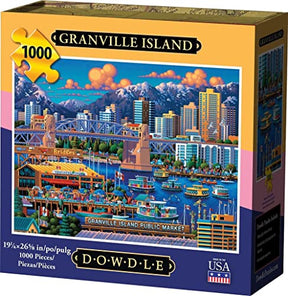 Dowdle Jigsaw Puzzle - Granville Island - 1000 Piece