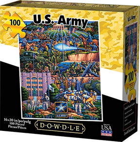 Dowdle Jigsaw Puzzle - U.S. Army - 100 Piece