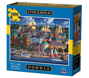 Dowdle Jigsaw Puzzle - Stockholm - 1000 Piece