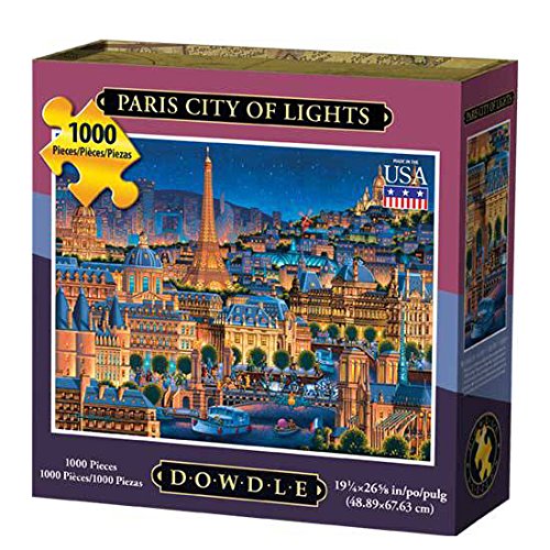 Dowdle Jigsaw Puzzle - Paris City of Lights - 1000 Piece