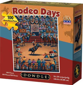 Dowdle Jigsaw Puzzle - Rodeo Days - 100 Piece