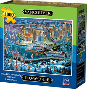 Dowdle Jigsaw Puzzle - Vancouver - 1000 Piece