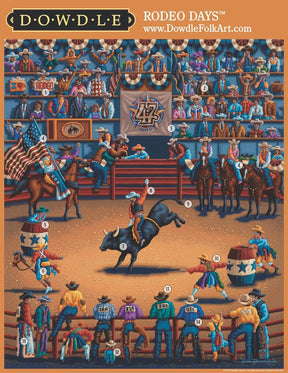 Dowdle Jigsaw Puzzle - Rodeo Days - 100 Piece